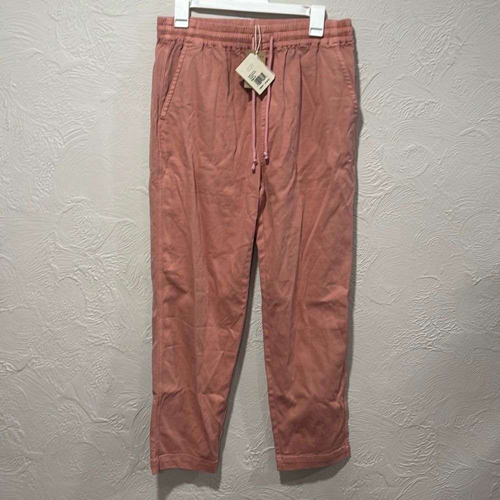 Faherty Essential Pant Faded Rose Pink Pants Women's Size Medium